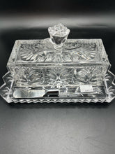 Load image into Gallery viewer, Crystal 4 Piece Butter dish