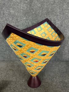 Sculptural Basket "Square Tarns" by John L. Skau