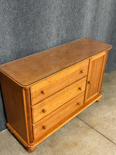 Load image into Gallery viewer, Maple 3-Drawer Dresser with Cabinet Door