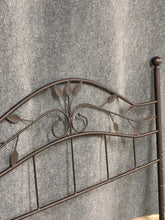 Load image into Gallery viewer, Queen Metal Headboard &amp; Frame with Leaf Scrollwork