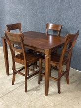 Load image into Gallery viewer, Contemporary Counter Height Dining Set With 4 Chairs