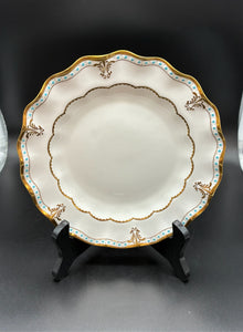 Royal Crown Derby Gold Trim 5 Piece Dinnerware set