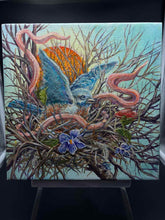 Load image into Gallery viewer, Canvas Bird Multi-Color Canvas