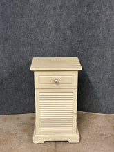 Load image into Gallery viewer, Pier 1 Distressed Cream Accent Cabinet