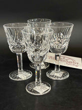 Load image into Gallery viewer, 4 Piece Waterford Lismore Crystal Glasses