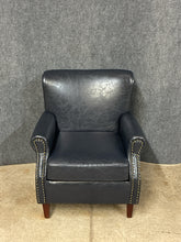 Load image into Gallery viewer, Hulala Home Navy Nailhead Accent Chair