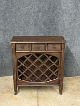 Load image into Gallery viewer, Three Drawer Console Table with Wine Storage