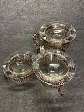 Load image into Gallery viewer, 4 Piece Metal Amber Misc. serveware