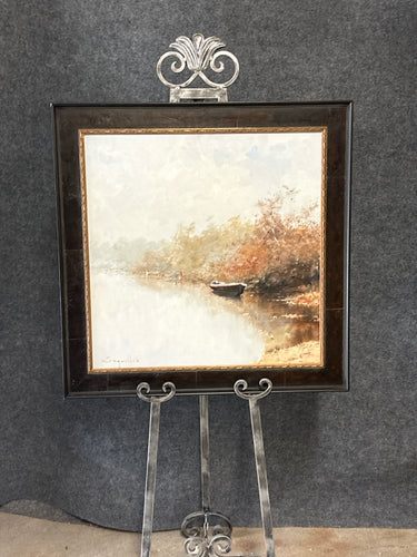 Segrelles Autumn River Landscape Oil Painting Art