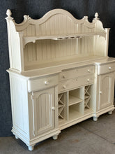 Load image into Gallery viewer, Stanley Furniture White Wine Bar Buffet with Hutch