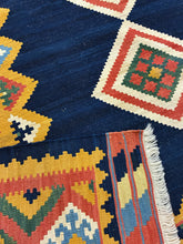 Load image into Gallery viewer, Persian Qashqa'i Handwoven Wool Kilim Rug