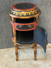 Load image into Gallery viewer, Chinese Chinoiserie-style Drum-Form Cabinet/End Table