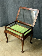 Load image into Gallery viewer, Glass-Top Curio Display Table