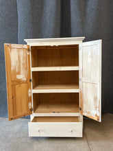 Load image into Gallery viewer, Painted White Storage Armoire