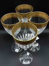 Load image into Gallery viewer, 4 Piece Noritake Gold Trim Glasses