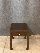 Load image into Gallery viewer, Knowlton Brothers One Drawer Dark Wood Side Table