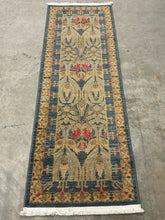 Load image into Gallery viewer, Unique Loom Edinburgh Carnation Blue Runner Rug