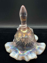 Load image into Gallery viewer, Fenton Glass Vintage Floral Pink Bell