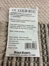 Load image into Gallery viewer, World Market Indoor/Outdoor Recycled Fiber Rug