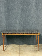 Load image into Gallery viewer, Traditional Carved Wood Console Table with Granite Top