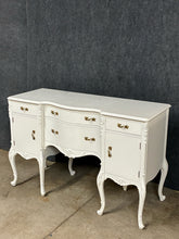 Load image into Gallery viewer, Vintage French Provincial White Painted Sideboard