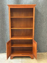 Load image into Gallery viewer, Brown Street Furniture Cherry Bookcase with Storage