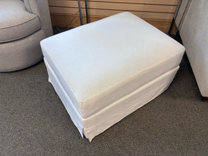 *NEW* Castlery Dawson Large Ottoman, Beach Linen