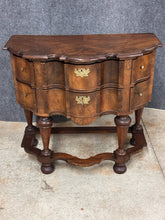 Load image into Gallery viewer, 18th Century Dutch Walnut Bombe Chest-on-Stand