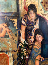 Load image into Gallery viewer, Janet Treby "Aegean Legend I" Signed Numbered 183/385 Embellished Framed Art