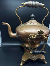 Load image into Gallery viewer, 4 Piece Copper Brass Vintage Tea/Coffee Pot