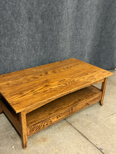 Load image into Gallery viewer, Chiltons Red Oak Coffee Table With Drawers