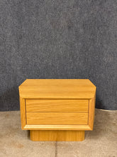 Load image into Gallery viewer, Crate &amp; Barrel Contemporary Light Wood Nightstand