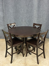 Load image into Gallery viewer, Contemporary 5-Piece Round Dining Set