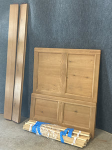 Pottery Barn Kids Tucker Twin Bed in Smoked Oak finish