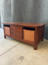 Load image into Gallery viewer, Lexington Cherry Coffee Table with Storage Baskets