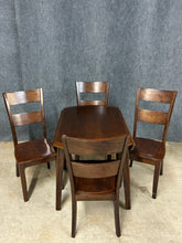 Load image into Gallery viewer, Drop Leaf Dining Table with 4 Chairs