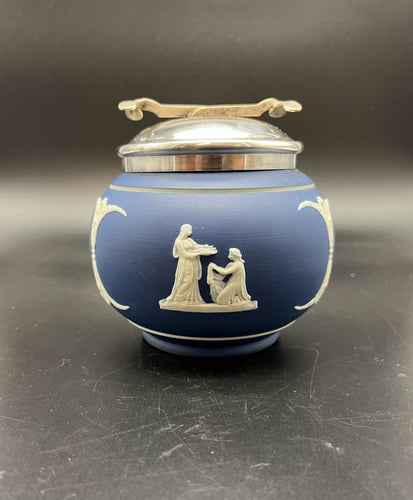 Adams Jasperware Porcelain Blue 2 Piece Creamer and/or Sugar