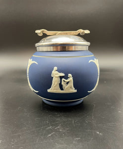 Adams Jasperware Porcelain Blue 2 Piece Creamer and/or Sugar