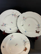 Load image into Gallery viewer, Haviland Floral Porcelain White 3 Piece Plates