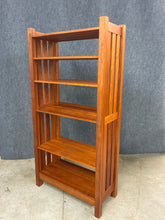 Load image into Gallery viewer, Mission Style Solid Cherry Bookcase