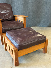 Load image into Gallery viewer, Pompanoosuc Mills Mission Style Lounge Chair &amp; Ottoman