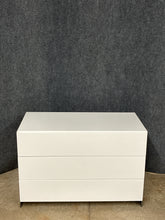 Load image into Gallery viewer, Modern Chic White Three Drawer Chest