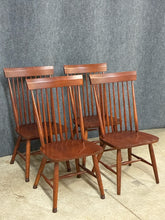 Load image into Gallery viewer, Cochrane Set Of 4 Cherry Windsor Dining Chairs