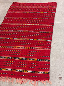 Handwoven Flatweave Tribal Kilim Rug