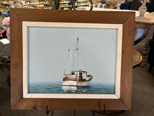 Load image into Gallery viewer, Coastal Blue 1 Piece Framed Art