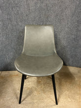 Load image into Gallery viewer, Contemporary Faux Marble Dining Table with 6 Grey Chairs