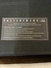 Load image into Gallery viewer, Pottery Barn Buchanan Slip Cover Sleeper Sofa