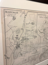 Load image into Gallery viewer, Madison &amp; Effingham, NH - Vintage Map Reproduction