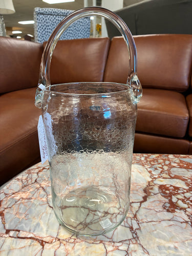 1 Piece Blenko Glass Candle/Candleholder