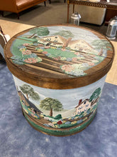 Load image into Gallery viewer, Wood Folk Art Multi-Color 2 Piece Box
